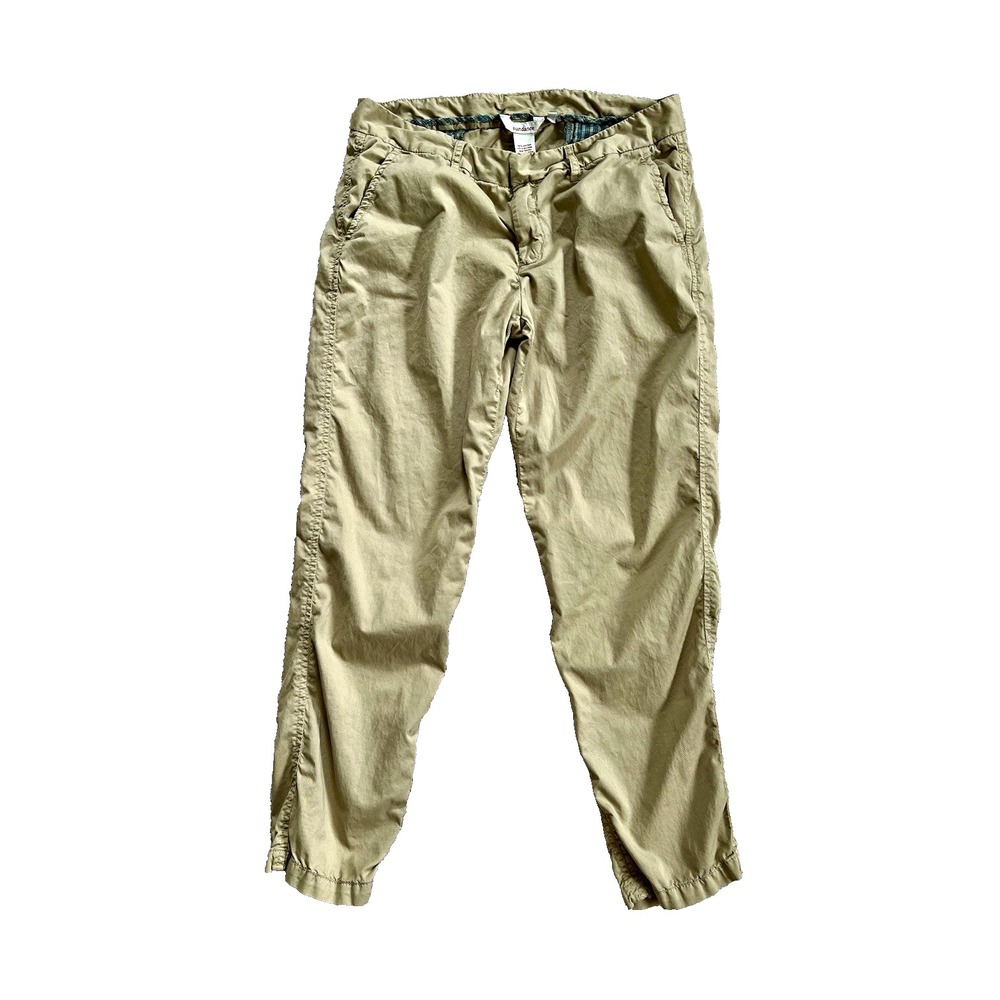 Sundance Women’s Beige Chino Pants Slim Stretch Mid Rise Size P6 (31”x25.5”)